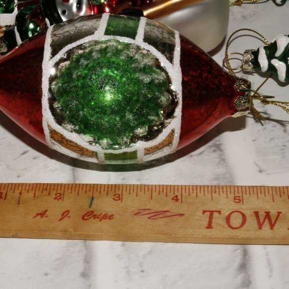 Valery Madelyn Set of 10 Glass Christmas Ornaments - Picture 5 of 7